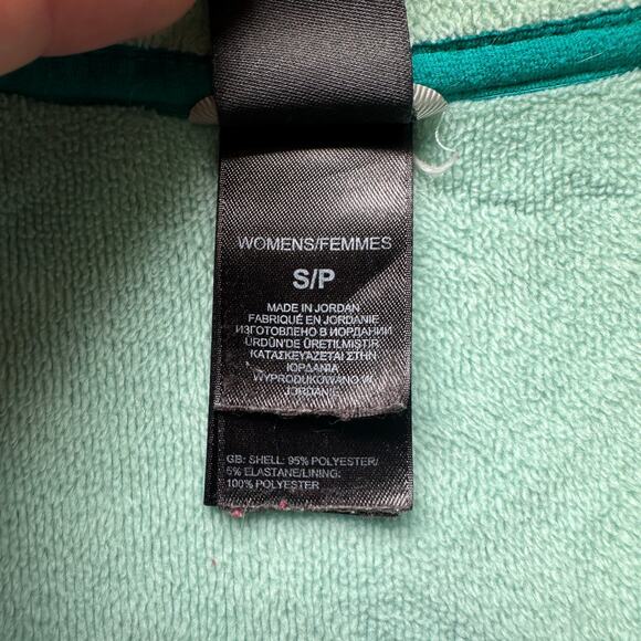 North Face Jacket Women's S Green Agave Active Softshell Coat Full Zip Fleece - Picture 4 of 9